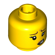 Lego hlava, žlutá (6221316)